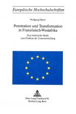 Cover-Bild Penetration und Transformation in Französisch-Westafrika