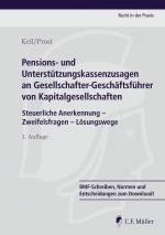 Cover-Bild Pensions- und Unterstützungskassenzusagen an Gesellschafter-Geschäftsführer von Kapitalgesellschaften