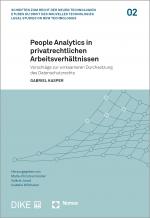 Cover-Bild People Analytics in privatrechtlichen Arbeitsverhältnissen