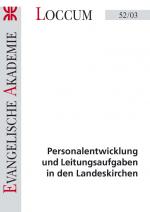 Cover-Bild Personalentwicklung und Leitungsaufgaben in den Landeskirchen