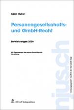 Cover-Bild Personengesellschafts- und GmbH-Recht