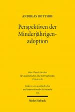 Cover-Bild Perspektiven der Minderjährigenadoption