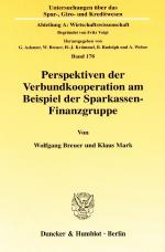Cover-Bild Perspektiven der Verbundkooperation am Beispiel der Sparkassen-Finanzgruppe.