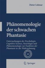 Cover-Bild Phänomenologie der schwachen Phantasie