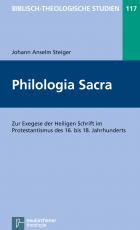 Cover-Bild Philologia Sacra