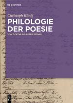 Cover-Bild Philologie der Poesie