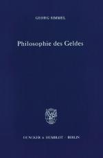 Cover-Bild Philosophie des Geldes.