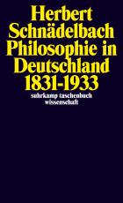 Cover-Bild Philosophie in Deutschland 1831–1933