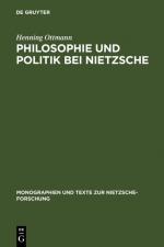 Cover-Bild Philosophie und Politik bei Nietzsche