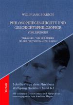 Cover-Bild Philosophiegeschichte und Geschichtsphilosophie - Vorlesungen