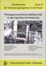 Cover-Bild Photogrammetrische Messtechnik in der Ingenieurvermessung