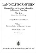 Cover-Bild Photoproduction of Elementary Particles / Photoproduktion von Elementarteilchen