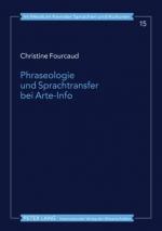 Cover-Bild Phraseologie und Sprachtransfer bei Arte-Info