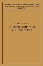 Cover-Bild Physiologie des Kindesalters