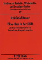 Cover-Bild Pkw-Bau in der DDR