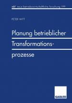 Cover-Bild Planung betrieblicher Transformationsprozesse