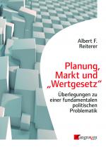 Cover-Bild Planung, Markt und "Wertgesetz"