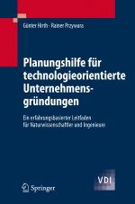 Cover-Bild Planungshilfe für technologieorientierte Unternehmensgründungen