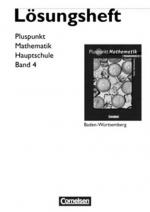 Cover-Bild Pluspunkt Mathematik - Baden-Württemberg - Bisherige Ausgabe / Band 4 - Lösungen zum Schülerbuch