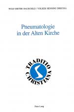 Cover-Bild Pneumatologie in der Alten Kirche