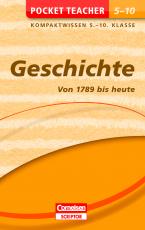 Cover-Bild Pocket Teacher Geschichte - Von 1789 bis heute. 5.-10. Klasse