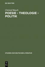 Cover-Bild Poesie - Theologie - Politik