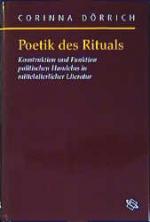 Cover-Bild Poetik des Rituals