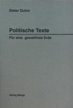 Cover-Bild Politische Texte