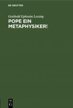 Cover-Bild Pope ein Metaphysiker!