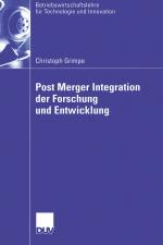 Cover-Bild Post Merger Integration der Forschung und Entwicklung