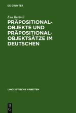 Cover-Bild Präpositionalobjekte und Präpositionalobjektsätze im Deutschen