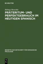Cover-Bild Präteritum- und Perfektgebrauch im heutigen Spanisch