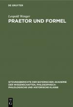Cover-Bild Praetor und Formel