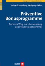 Cover-Bild Präventive Bonusprogramme