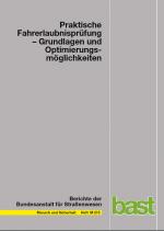 Cover-Bild Praktische Fahrerlaubnisprüfung - Grundlagen und Optimierungsmöglichkeiten