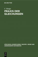 Cover-Bild Praxis der Gleichungen