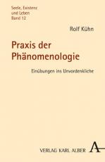 Cover-Bild Praxis der Phänomenologie