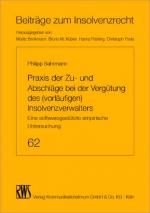 Cover-Bild Praxis der Zu- und Abschläge bei der Vergütung des (vorläufigen) Insolvenzverwalters