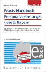 Cover-Bild Praxis-Handbuch Personalvertretungsgesetz Bayern