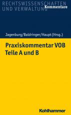 Cover-Bild Praxiskommentar VOB - Teile A und B