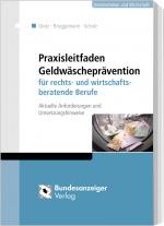 Cover-Bild Praxisleitfaden Geldwäscheprävention für rechts- und wirtschaftsberatende Berufe