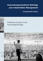 Cover-Bild Predictive Quality in der Automobilmontage