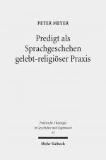 Cover-Bild Predigt als Sprachgeschehen gelebt-religiöser Praxis