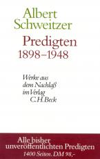 Cover-Bild Predigten 1898-1948