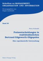 Cover-Bild Preisentscheidungen in realitätsähnlichen Bertrand-Edgeworth-Oligopolen