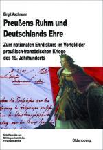 Cover-Bild Preußens Ruhm und Deutschlands Ehre