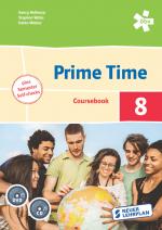 Cover-Bild Prime Time 8. Coursebook plus Semester Self-checks, Schülerbuch mit Audio-CD/DVD + E-Book