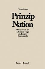 Cover-Bild Prinzip Nation