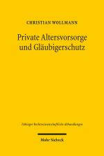 Cover-Bild Private Altersvorsorge und Gläubigerschutz