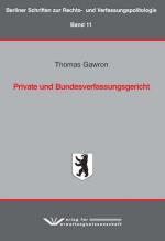 Cover-Bild Private und Bundesverfassungsgericht